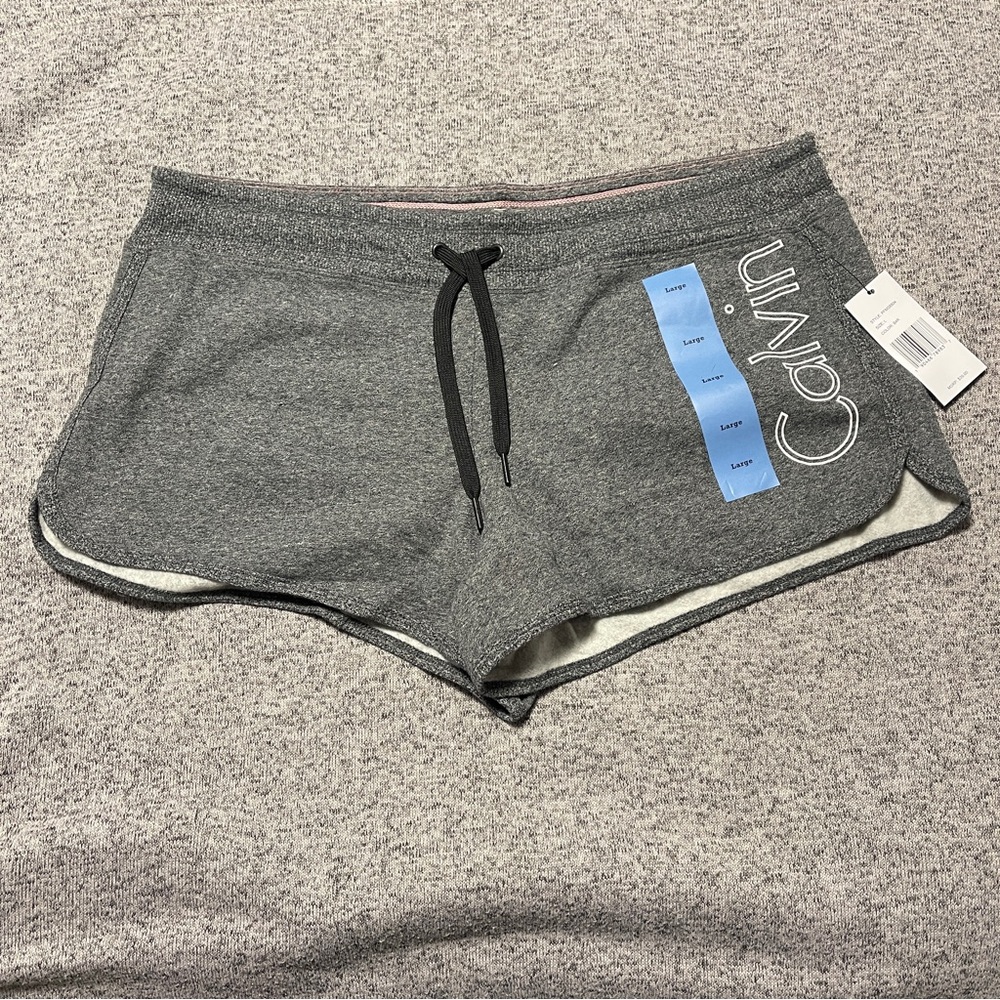 Calvin Klein Dark Grey Sweat Shorts
